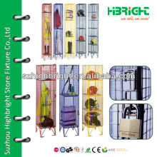 two tier mesh storage lockers